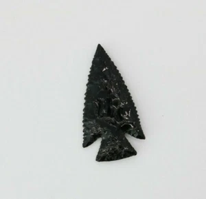 TED ORCUTT NORTHWEST COAST OBSIDIAN FLINT EXOTIC POINT - RARE - CIRCA 1900's - Picture 1 of 2