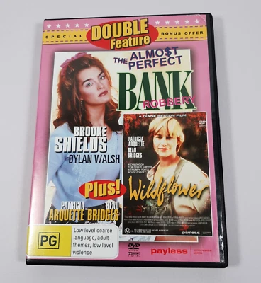 The Almost Perfect Bank Robbery + Wildflower PAL Movie DVD R4 VGC - image 1 of 3