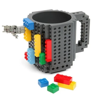 ¡Construye tu bebida, ladrillo por ladrillo! Taza de ladrillo LEGO-Desata creatividad con cada sorbo Foto 1 de 4