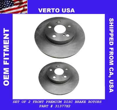 Front Brake Rotors For Toyota Prius 2004-2005-2006-2007-2008-2009 - Image 1 of 2