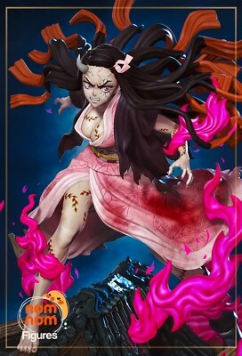 Nezuko - Demon Slayer - Fan Art Figur - Resin 3D Druck 213mm /68mm / 87mm Bust
