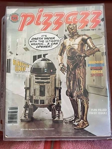MARVEL Magazine PIZZAZZ # 1 Kiss Star Wars Complete Clean Iron Ons October 1977 - Picture 1 of 4
