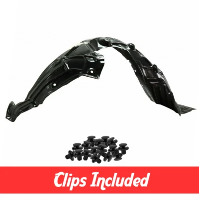 Front Driver Side Fender Liner w/ Clips For 2016-2020 Yaris Sedan TO1248226 Foto 1 de 4