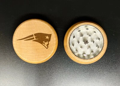 Patriots NFL Doble Lado Grabado Madera Cocina Hierba Molinillo Regalo Navidad Foto 1 de 4