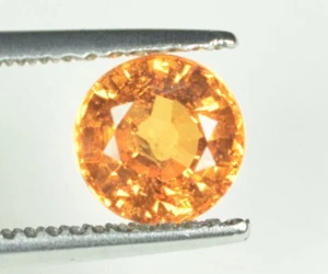 1,50 ct MIGLIORE GRADO" FANTA ARANCIO - GRANATO SPESSARTITE NATURALE TONDO Vedi VDO - Foto 1 di 3