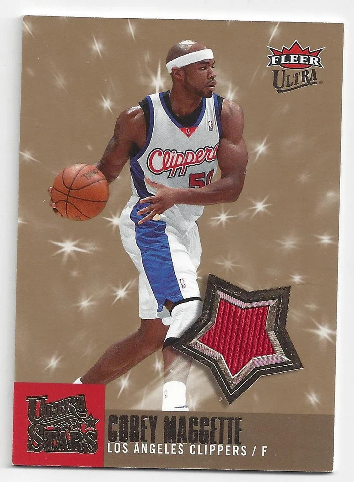 Corey Maggette 2007-08 Fleer Ultra Stars Jersey Card #11 Clippers - Image 1 of 1