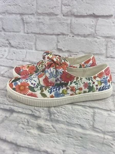 Comfortview 9.5 9 1/2 M The Anzani Sneaker Gardenia Floral Excellent Condition - Picture 1 of 12