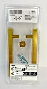 IKEA GRIBBOL Cabinet Handle Pulls, Brass Gold Colour, 140 mm, 5 1/2 " 2 Pack - Picture 1 of 5