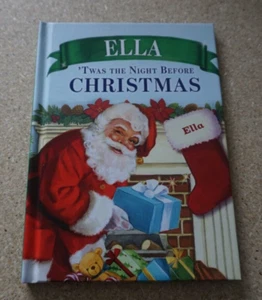 ‘Twas The Night Before Christmas Personalized Custom Book For Name ELLA - Bild 1 von 2