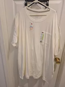 Neu 2 Fruit Of Loom Platinum Pocket Shirts 4xl Weiß - Bild 1 von 6