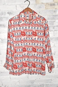 Vintage 1970’s New England Patriots Button Down NLF Team Shirt RARE Men's small - Picture 1 of 5