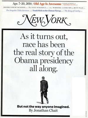 NEW YORK Magazine April 7-20 2014 Barack Obama Tilda Swinton Jackie Collins - Image 1 of 3