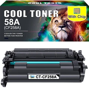 CF258A 58A Toner With Chip for HP LaserJet Pro M404n MFP M428fdn M404dn M404dw - Picture 1 of 9