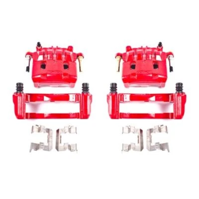 Pinças vermelhas dianteiras Power Stop com suportes - Par para 16-17 Subaru Crosstrek - Imagem 1 de 2