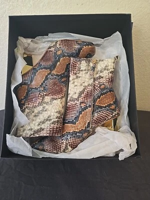 ¡¡Botines Kurt Geiger Daxon multicolor talla 6,5 estampado de serpiente!! 36,5 euros Foto 1 de 4