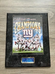 2008 New York Giants Super Bowl XLII Champions Plaque 15x12x1 - Picture 1 of 2