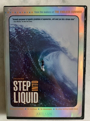 Step Into Liquid (DVD, 2004) Surfing, Kelly Slater, Documentary, Rare OOP - Image 1 of 4