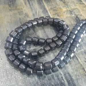 Hematite, Magnetic, Column, Black, 5x5mm, Approx 78 pce Free post Oz Seller - Bild 1 von 2