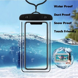Waterproof Phone Cover Underwater Case Pouch Dry Bag Universal for All Phones UK - Imagen 1 de 11