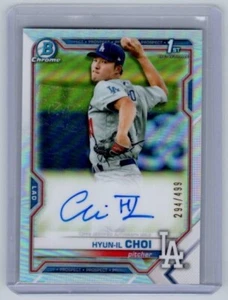 Autógrafos Bowman-Hyun-il Choi Chrome Prospects 2021 #CPA-HC refractor/499 - Imagen 1 de 2