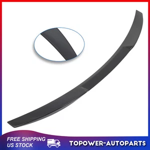 For 2020-2022 Toyota For Corolla Sedan 4-Door ABS Glossy Black Trunk Spoiler Lip - Picture 1 of 9