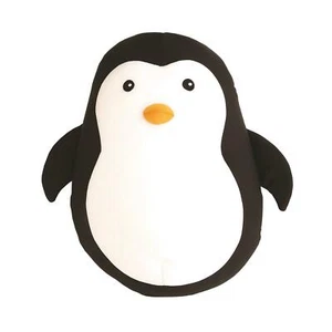 Almohada de pingüino con cremallera y abatible con microperlas de relleno suave cojín de viaje regalo - Imagen 1 de 4