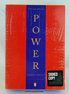 THE 48 LAWS of POWER (Signed) & MASTERY Robert Greene 2 Book Box Set SEALED RARE