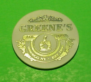 OSWEGO NEW YORK  NY  OGREENE'S ALE HOUSE  /  GOOD FOR $2.25 DRINK TRADE TOKEN - Picture 1 of 2