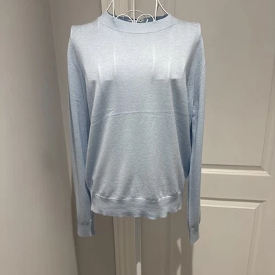 REISS Merino Wool  Women’s Jumper In Blue Size M RRP £88.00 New with Tags - Image 1 of 4
