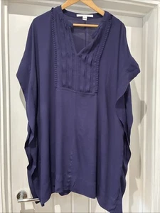 DVF Diane Von Furstenberg Tunic Dress Purple Size S 8-10 Uk - Picture 1 of 17