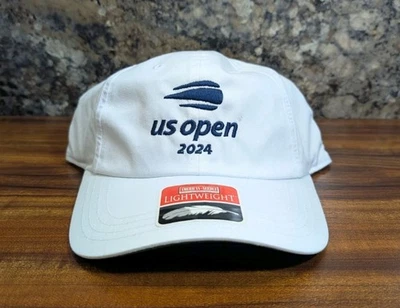 New 2024 US Open Tennis White Strapback Adjustable One Size Cap American Needle  - Image 1 of 4