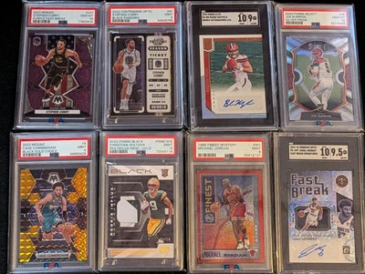 Sports Card Lot - Auto, Game Used, Graded PSA 10 Judge Mahomes Skenes Wembanyama - Image 1 of 4