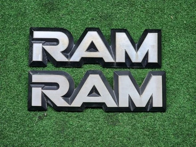 1981 - 1993 Dodge Ram D150 D250 W150 Fender Emblems Set Left Right D250 W250  - Image 1 of 4