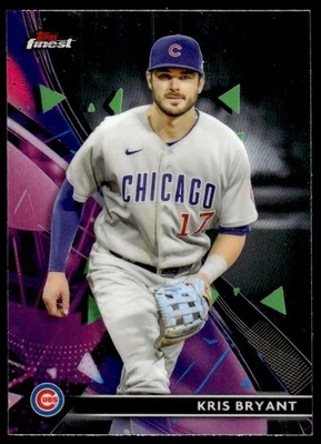 2021 Finest Kris Bryant Chicago Cubs #34 - Image 1 of 2