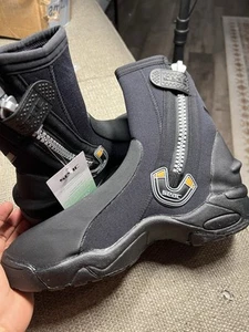 SEAC Pro HD 6mm Neoprene Wetsuit Boots with Side Zipper Size Medium - Picture 1 of 9