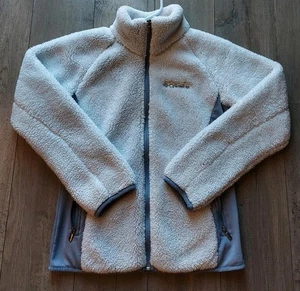 Columbia Women's White/Gray Fleece Sherpa Full Zip - Women's Size XSmall - Picture 1 of 21