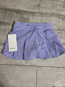 Lululemon Pace Rival Mr Skirt Long In LILAC SZ 2 NWT - Picture 1 of 7