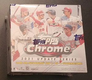 2021 Topps Chrome Update Series Mega Box Factory Sealed - Picture 1 of 1