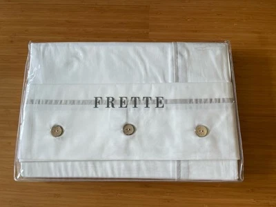 Frette Queen Sheet Set White/100% Cotton Coconut Percale - Image 1 of 3