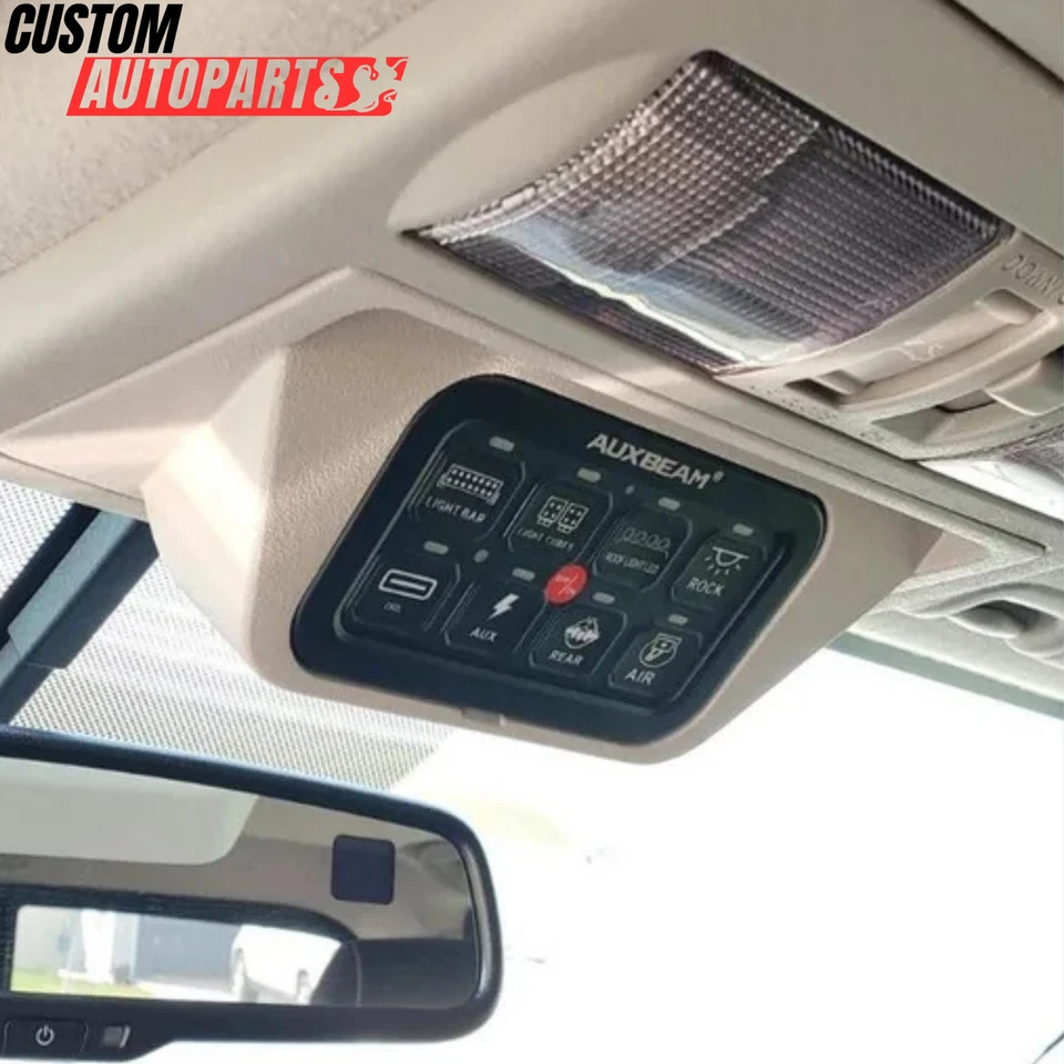 Nissan Frontier Xterra 2005-2021 Auxbeam 8 velocidades montaje en panel superior Foto 1 de 4