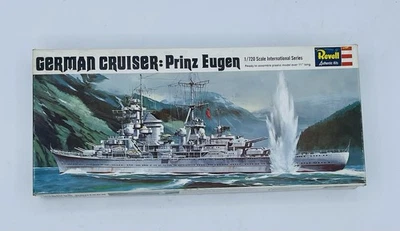 Vintage Model Kit Revell H-481 1:720 Prinz Eugen German Cruiser Ship Battle 1969 - Image 1 of 4