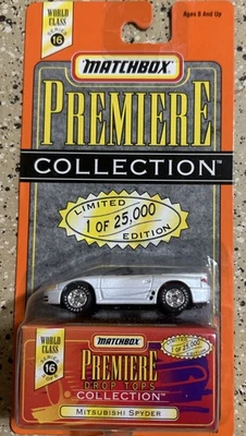 1997 Matchbox Limited Premiere Mitsubishi Spyder Series 16 Rare Color Sealed - Image 1 of 4