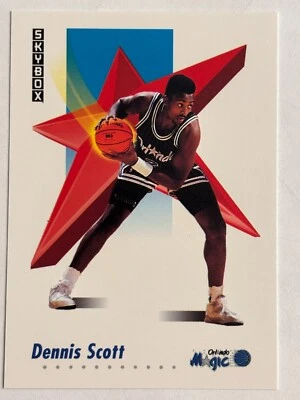 Skybox #205 1991-92 Dennis Scott Orlando Magic Foto 1 de 2