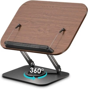 Book Stand for Reading,Book Holder, Height&Angle Adjustable, 360° Rotatin - Picture 1 of 6