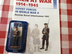 DEL PRADO MEN AT WAR: NAVAL INFANTRYMAN - USSR 1941 AND BOOKLET - Picture 1 of 11