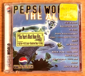 PEPSI WORLD: THE ALBUM (1998) CD—ROBYN/K-CI & JOJO/MARY J BLIGE/BSB/IMAJIN—NEW - Imagen 1 de 2