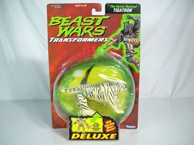 K21i99133 TIGATRON SIN USAR, EN CAJA, COMO NUEVO EN TARJETA SELLADA DE LUJO 1996 TRANSFORMERS BEAST WARS Foto 1 de 4