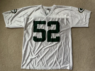 绿湾包装工队粘土马修斯#52 NFL球队服装白色球衣大号 — 第 1/4 张图片