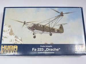 HUMA 1/72 Model Fa 223 Drache Helicopter plastic hobby model kit. Unbuilt. - Picture 1 of 5