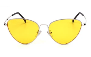Gafas de sol retro clásicas con marco de metal para mujer Cat Eye UV400 - Imagen 1 de 28